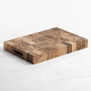 Tabla de Cortar de Madera Maciza Ecológica, Tabla de Cortar de Madera para Cocina, Forma Rectangular con Asa, Tabla de Cortar de Madera Natural - Product Image 5