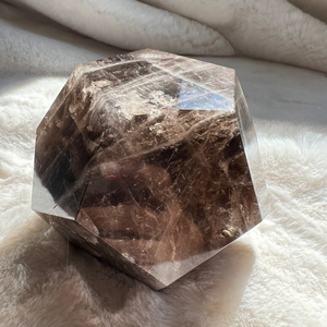 Cristal de Cuarzo Ahumado Natural en Forma de Dodecaedro, Piedra Geométrica, Dodecaedro de Ágata, Gema Curativa, Venta al Por Mayor - Product Image 5