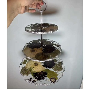 Soporte de Resina de Diseño para Postres, Bandeja de Presentación de Pasteles para Eventos, Fiestas de Cumpleaños y Uso Diario en la Cocina - Product Image 5