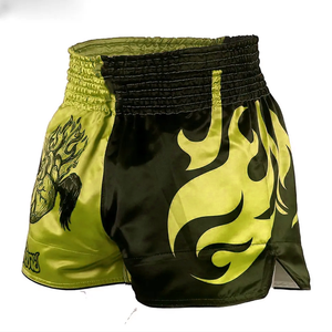 Shorts de combat WAZSA STAR MMA de qualité supérieure pour la boxe, le BJJ, le Muay Thai - Séchage rapide, extensibles, respirants, 120g Polyester Spandex - Product Image 6