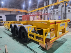 Remorque Bombcart OEM à forte demande, grande capacité de charge, revêtement résistant à la corrosion, remorques de transport et utilitaires pour le transport portuaire, en vente - Product Image 4