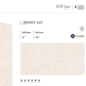 Azulejos de porcelana satinada modernos para bebés, 800x1600, 1200x1800, 750x1500 mm, azulejos de gran tamaño premium para diseño interior y exterior - Product Image 1