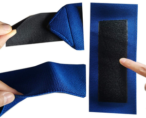 Blue Neoprene Wrist Support Wrap Adjustable Hook Loop Closure for <b>Weight</b> Lifting Strength <b>Training</b> Unisex Wrist Support - Product Image 5