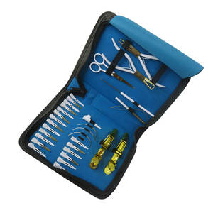 Kit de Herramientas para Instalación de Extensiones de Cabello, Clips Blancos, Ganchos Dorados, Tijeras, Pinzas para Aplicación de Micro Link, Kit de Herramientas Profesionales - Product Image 5