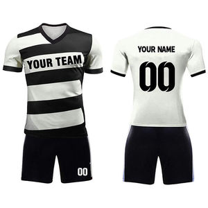 High Demand 100% Polyester Custom Team Wear with logo Soccer Jersey Uniform Gradient Color Soccer Uniform - Product Image 6