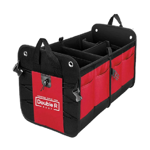 DOUBLE R BAGS Organizador de Carga Premium para Automóvil, Plegable, Impermeable, de Poliéster, con 4 Compartimentos y 7 Bolsillos - Product Image 1