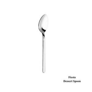 Ensemble de couverts élégants en acier inoxydable 18/8 avec manches courbes pour les tables à manger modernes, service de steaks, poissons et desserts - Product Image 6