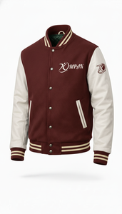 Veste universitaire unisexe authentique de style américain avec doublure matelassée, broderies et patchs, style streetwear viral, durable, à capuche, pour l'hiver - Product Image 6