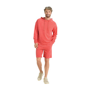Nouveaux ensembles courts élégants et légers en molleton 100 % coton, respirants, coupe ample, à épaules tombantes, pour la saison hivernale - Product Image 1
