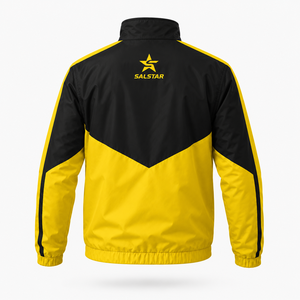 Custom High Quality Men’s Sports Track <b>Jacket</b> Windbreaker Training Latest Two Tone <b>Yellow</b> Black <b>Jacket</b> Athletic Teamwear <b>Jacket</b> - Product Image 4