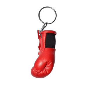 Llavero de Guante de Boxeo Mini en Forma de Círculo de Cuero PU, Metal y Plástico de Lawd Sports, Promocional, con Logotipo Personalizado Impreso, Protector - Product Image 2