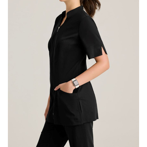 <b>Nursing</b> Uniforms Colors Breathable Women's Beauty Spa Hairdressing Salon Short Sleeve <b>Tunic</b> Top Esthetician staff uniforms scrub - Product Image 1