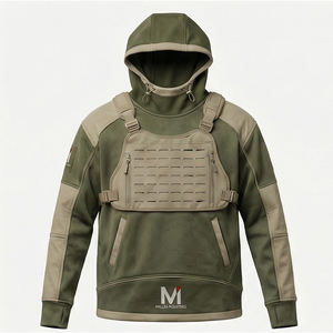 Haut de gamme : Sweat à capuche modulaire Urban Performance Tech Harness, prêt pour la ville, par MALUZA INDUSTRIES, Série Elite, Édition Tactique Pro - Product Image 1