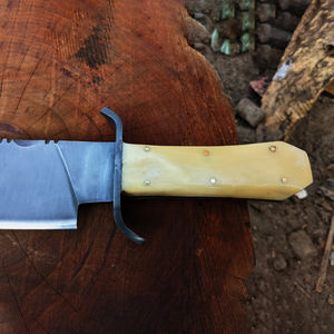 Cuchillos Bowie de Acero Inoxidable Hechos a Mano, Herramienta para Acampar al Aire Libre, Cuchillos Bowie de Supervivencia, Cuchillo de Hoja Fija para Caza - Product Image 2