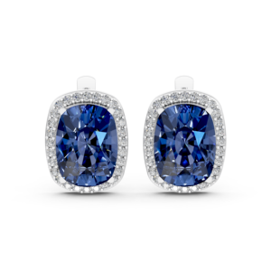 Boucles d'oreilles en argent 925 avec diamant de laboratoire pour femmes, certifiées IGI, RJC, ODM, OEM, fabricant éthique de bijoux fins, vente en gros EA502058 - Product Image 1
