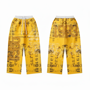 กางเกงจ็อกเกอร์พิมพ์ลายกราฟิกสไตล์วินเทจ ทรงสปอร์ต ใส่สบาย ทรงหลวม ยูนิเซ็กส์ เหมาะสำหรับใส่ลำลอง ทำจากผ้าฝ้าย - Product Image 6