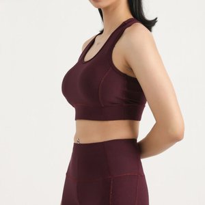 Stretchy Two Piece Yoga Set Women Yoga Workout Sets <b>Cross</b> Back Tank <b>Top</b> Matching High Waist Leggings Sets Gym Outfits Clothes - Product Image 6