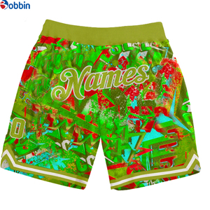 Nuevos Pantalones Cortos Deportivos Vintage para Hombre, Transpirables, con Bordado, Retro, Lisos, de Doble Malla, Personalizados, para Baloncesto - Product Image 6