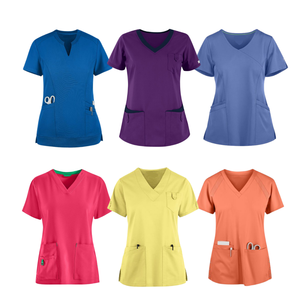 ODM/OEM - Top camisa uniformes conjuntos enfermería Hospital ropa médica con estilo deportivo conjunto muy suave de Saomai FMF - Product Image 3