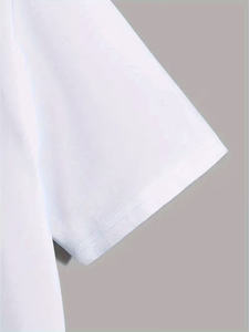 T-shirt pour homme 100% coton - Coupe ajustée, manches courtes, épaules tombantes, été, impression DTF California 200g, logo personnalisé - Product Image 6