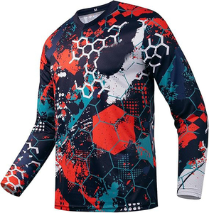 Maillot de motocross à manches longues en polyester, design optimal, haute qualité, 100% polyester, personnalisable - Product Image 1