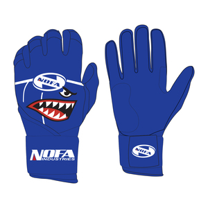 Guantes de Béisbol Personalizados Antideslizantes, Acolchados, de Cuero, con Cierre de Hebilla, Negros/Blancos, Tallas para Adultos S-XXL - Product Image 3