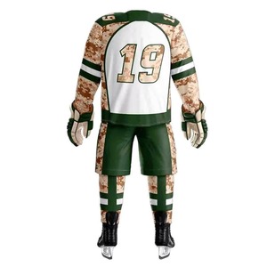 Comfortable Breathable Printed Ice Hockey Uniforms for Men Customized Logo & Colors Quick Dry 100% Polyester Sportswear Uniforms - Product Image 2