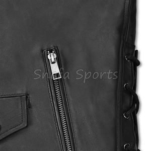 Chaquetas de cuero auténtico para mujer, estilo casual y utilitario, de la marca Spring Autumn Derma Mesh, en venta. - Product Image 4