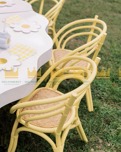 Silla Infantil de Ratán Hecha a Mano para Eventos Infantiles, Bodas, Fiestas de Cumpleaños, Festivales y Decoración de Lugares para Fiestas - Product Image 3