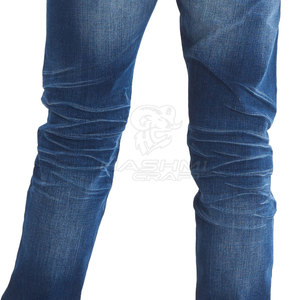 Jeans Clásicos de Corte Ajustado, Elásticos, Lavados y Desgastados, Diseño de Pierna Recta, Cómodos, Casuales, para Uso Diario, Pantalones de Moda - Product Image 6