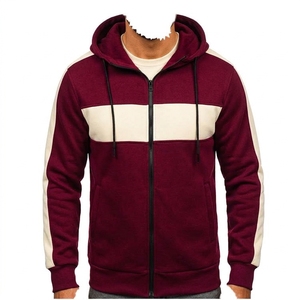 Conjunto de Chándal Cortavientos para Hombre al por Mayor, con Paneles de Contraste y Bloques de Color Personalizados, Ligero, Transpirable, de Poliéster, Largo Completo, para Otoño - Product Image 3