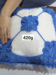 Modern Crochet Pillow Cover Handmade Knitted Cushion Cover Decorative <b>Throw</b> Pillow Case <b>for</b> <b>Couch</b> Sofa Bedroom Decor - Product Image 2
