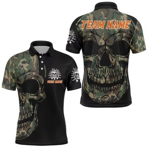 Custom Quick Dry Breathable Anti-Wrinkle 100% Polyester Short Sleeve <b>Bowling</b> Team for Shirt Sublimated Design Printed for Men - Product Image 3