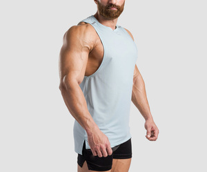 Camiseta de Gimnasio para Hombre, 100% Algodón, Transpirable, Corte Ajustado, Anti-Pilling, de Alta Calidad, para Verano, Precio Económico - Product Image 2