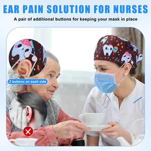 Unisex New Style <b>Nurse</b> Scrub Caps High Quality Material Breathable Quick Dry Comfortable Hair Protection Medical Use Customized - Product Image 2