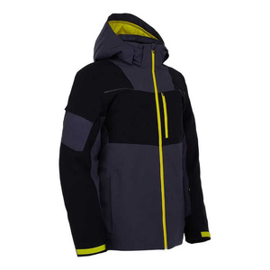 Women's Hooded Fleece <b>Jacket</b> Full Sleeve Windproof Winter Coat Color Blocked Zipper Closure Long Length Contrast Design - Product Image 2