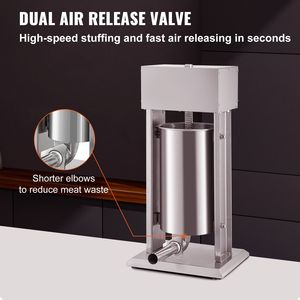 Machine à saucisses électrique 260W, grande capacité 15L, vitesse variable, en acier inoxydable 304, pour usage domestique - Product Image 3