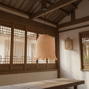 Lámpara Colgante de Ratán Tejido Estilo Bohemio para Restaurantes, Salones de Té, Posadas Chinas, Salas de Estar y Dormitorios - Product Image 5