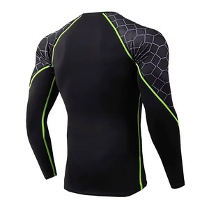 Rashguard à manches longues personnalisé en gros, anti-UV UPF50, séchage rapide, respirant, en Spandex/Polyester, antibactérien et écologique - Product Image 6