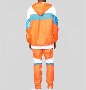 <b>Lightweight</b> Custom Winter Polyester Hooded Pullover <b>Waterproof</b> Anorak Windbreaker <b>Jacket</b> Outdoor Hiking <b>Running</b> <b>Jacket</b> - Product Image 2