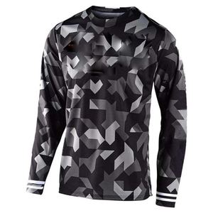 Maillot de motocross personnalisable en polyester à manches longues, séchage rapide, respirant, pour la course automobile et moto, unisexe - Product Image 2