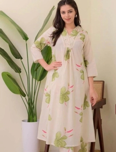 Conjunto de Kurta y Palazzo de Viscosa Rayón KV - Product Image 5