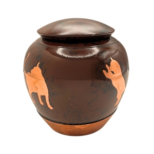 Glossy Gold Brass <b>Cat</b> <b>Urn</b> Custom Engraved Kitty Silhouette Funeral Ashes Container Wholesale - Product Image 5