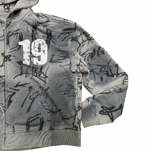 Sweat à capuche personnalisé de haute qualité, très demandé, imprimé sur mesure, fabriqué en usine, prix bas, 100% coton molletonné 450 g/m² - Product Image 6