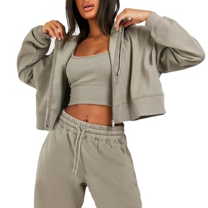 เสื้อฮู้ดครอปท็อปผ้าฟลีซสำหรับฤดูหนาว คุณภาพสูง ออกแบบตามสั่ง OEM สำหรับผู้ชาย รับทำโลโก้และสีตามต้องการ ผ้าฝ้าย 100% - Product Image 1