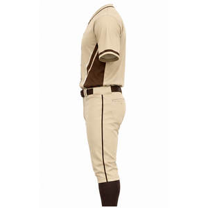 Custom <b>Baseball</b> Uniform 100% Polyester Breathable Quick Dry Team Jersey Set Premium Men's Sportswear Wholesale Manufacturer - Product Image 6