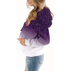 Women Hooded Sweatshirt Solid <b>Mint</b> <b>Green</b> Knitted 100% Cotton Casual Winter Wear Pocket Design Quick Dry Eco-Friendly Waterproof - Product Image 6