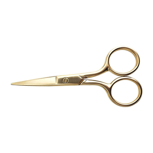 Ciseaux à cuticules professionnels en acier inoxydable doré, ciseaux de manucure de luxe à lame droite, outil de coupe des ongles, outil de beauté et de soin - Product Image 2