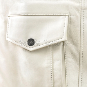 เสื้อแจ็คเก็ตหนังแท้สำหรับผู้หญิง, เสื้อแจ็คเก็ตหนังแท้แฟชั่น - Product Image 5