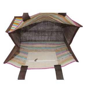 Indian Manufacture Custom Logo Geometric Jute Tote <b>Bag</b> Promotional <b>Bag</b> for Corporate <b>Gift</b> Distribution Use Available for Sale - Product Image 6